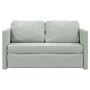 Sofá cama de suelo 2 en 1 terciopelo gris claro 122x204x55 cm de , Sofás - Ref: Foro24-353957, Precio: 230,26 €, Descuento: %