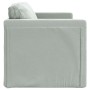 Sofá cama de suelo 2 en 1 terciopelo gris claro 122x204x55 cm de , Sofás - Ref: Foro24-353957, Precio: 230,26 €, Descuento: %