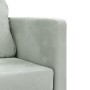 Sofá cama de suelo 2 en 1 terciopelo gris claro 122x204x55 cm de , Sofás - Ref: Foro24-353957, Precio: 230,26 €, Descuento: %