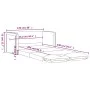 Floor sofa bed 2 in 1 light gray velvet 122x204x55 cm by , Sofas - Ref: Foro24-353957, Price: 215,28 €, Discount: %