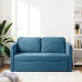 Sofá cama de suelo 2 en 1 terciopelo azul 122x204x55 cm de , Sofás - Ref: Foro24-353962, Precio: 227,86 €, Descuento: %