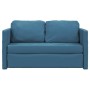 Sofá cama de suelo 2 en 1 terciopelo azul 122x204x55 cm de , Sofás - Ref: Foro24-353962, Precio: 227,86 €, Descuento: %