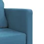 Floor sofa bed 2 in 1 blue velvet 122x204x55 cm by , Sofas - Ref: Foro24-353962, Price: 224,33 €, Discount: %