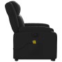 Sillón reclinable de masaje de pie cuero artificial negro en Sillones | Comprar online en Foru.es
