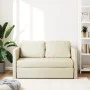 Bodenschlafsofa 2 in 1 cremefarbenes Kunstleder 112x174x55 cm von , Sofas - Ref: Foro24-353974, Preis: 221,73 €, Rabatt: %