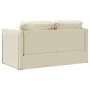 Bodenschlafsofa 2 in 1 cremefarbenes Kunstleder 112x174x55 cm von , Sofas - Ref: Foro24-353974, Preis: 221,73 €, Rabatt: %