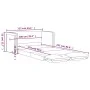 Bodenschlafsofa 2 in 1 cremefarbenes Kunstleder 112x174x55 cm von , Sofas - Ref: Foro24-353974, Preis: 221,73 €, Rabatt: %