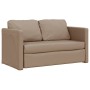 Sofá cama suelo 2 en 1 cuero sintético capuchino 112x174x55 cm de , Sofás - Ref: Foro24-353976, Precio: 197,10 €, Descuento: %