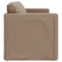 Sofá cama suelo 2 en 1 cuero sintético capuchino 112x174x55 cm de , Sofás - Ref: Foro24-353976, Precio: 197,10 €, Descuento: %