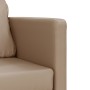 Sofá cama suelo 2 en 1 cuero sintético capuchino 112x174x55 cm de , Sofás - Ref: Foro24-353976, Precio: 197,10 €, Descuento: %