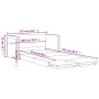 Sofá cama suelo 2 en 1 cuero sintético capuchino 112x174x55 cm de , Sofás - Ref: Foro24-353976, Precio: 197,10 €, Descuento: %