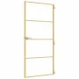 Goldene Innentür aus gehärtetem Glas und Aluminium, 93 x 201,5 cm von , Türen für zu Hause - Ref: Foro24-155138, Preis: 207,6...