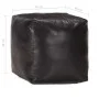 Schwarzer Pouf 40x40x40 cm aus echtem Ziegenleder. von , Osmanen - Ref: Foro24-248128, Preis: 134,70 €, Rabatt: %