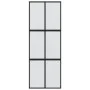 Sliding door made of black tempered glass and aluminum, 90x205 cm. by , Doors for the home - Ref: Foro24-155208, Price: 199,9...