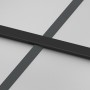 Puerta corredera vidrio templado y aluminio negra 90x205 cm de , Puertas para el hogar - Ref: Foro24-155208, Precio: 203,01 €...
