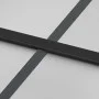 Sliding door made of black tempered glass and aluminum, 90x205 cm. by , Doors for the home - Ref: Foro24-155208, Price: 199,9...