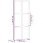 Puerta corredera vidrio templado y aluminio negra 90x205 cm de , Puertas para el hogar - Ref: Foro24-155208, Precio: 203,01 €...