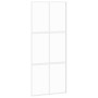 Puerta corredera vidrio templado y aluminio blanca 90x205 cm de , Puertas para el hogar - Ref: Foro24-155217, Precio: 168,89 ...