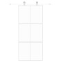 Puerta corredera vidrio templado y aluminio blanca 90x205 cm de , Puertas para el hogar - Ref: Foro24-155217, Precio: 168,89 ...