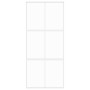 Puerta corredera vidrio templado y aluminio blanca 90x205 cm de , Puertas para el hogar - Ref: Foro24-155217, Precio: 168,89 ...