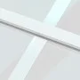 Sliding door made of white tempered glass and aluminum, 90x205 cm. by , Doors for the home - Ref: Foro24-155217, Price: 149,2...