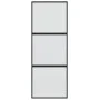Schiebetür aus gehärtetem Glas und schwarzem Aluminium, 76 x 205 cm von , Türen für zu Hause - Ref: Foro24-155198, Preis: 171...