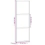 Schiebetür aus gehärtetem Glas und schwarzem Aluminium, 76 x 205 cm von , Türen für zu Hause - Ref: Foro24-155198, Preis: 171...