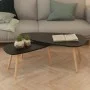 Set de mesas de centro 2 unidades madera maciza de pino negro de vidaXL, Mesas de centro - Ref: Foro24-244732, Precio: 94,21 ...