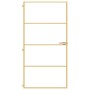 Puerta interior dorada vidrio templado aluminio 102,5x201,5 cm de , Puertas para el hogar - Ref: Foro24-155139, Precio: 181,7...