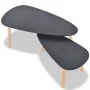 Set of coffee tables 2 units solid black pine wood by vidaXL, Coffee table - Ref: Foro24-244732, Price: 94,21 €, Discount: %
