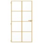 Puerta interior dorada vidrio templado aluminio 102,5x201,5 cm de , Puertas para el hogar - Ref: Foro24-155147, Precio: 184,2...