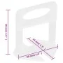 Calzos para nivelación de azulejos 250 unidades 2 mm de , Herramientas - Ref: Foro24-155276, Precio: 15,69 €, Descuento: %
