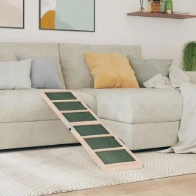 Rampa para perros madera maciza de abeto verde 120x30 cm de , Escalones y rampas para mascotas - Ref: Foro24-172419, Precio: ...
