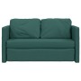 Sofá cama de suelo 2 en 1 tela verde oscuro 112x174x55 cm de , Sofás - Ref: Foro24-353968, Precio: 177,05 €, Descuento: %