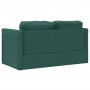 Sofá cama de suelo 2 en 1 tela verde oscuro 112x174x55 cm de , Sofás - Ref: Foro24-353968, Precio: 177,05 €, Descuento: %