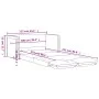 2 in 1 Boden Schlafsofa dunkelgrüner Stoff 112x174x55 cm von , Sofas - Ref: Foro24-353968, Preis: 184,45 €, Rabatt: %