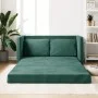 2 in 1 Boden Schlafsofa dunkelgrüner Samt 122x204x55 cm von , Sofas - Ref: Foro24-353961, Preis: 256,45 €, Rabatt: %