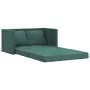 2 in 1 Boden Schlafsofa dunkelgrüner Samt 122x204x55 cm von , Sofas - Ref: Foro24-353961, Preis: 256,45 €, Rabatt: %