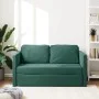 2 in 1 Boden Schlafsofa dunkelgrüner Samt 122x204x55 cm von , Sofas - Ref: Foro24-353961, Preis: 256,45 €, Rabatt: %