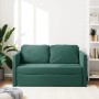 Sofá cama de suelo 2 en 1 terciopelo verde oscuro 122x204x55 cm de , Sofás - Ref: Foro24-353961, Precio: 258,40 €, Descuento: %