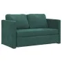 2 in 1 Boden Schlafsofa dunkelgrüner Samt 122x204x55 cm von , Sofas - Ref: Foro24-353961, Preis: 256,45 €, Rabatt: %