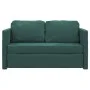 2 in 1 Boden Schlafsofa dunkelgrüner Samt 122x204x55 cm von , Sofas - Ref: Foro24-353961, Preis: 256,45 €, Rabatt: %