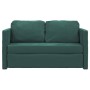 Sofá cama de suelo 2 en 1 terciopelo verde oscuro 122x204x55 cm de , Sofás - Ref: Foro24-353961, Precio: 258,40 €, Descuento: %