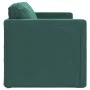 Dark green velvet floor sofa bed 2 in 1, 122x204x55 cm by , Sofas - Ref: Foro24-353961, Price: 256,45 €, Discount: %