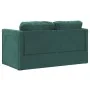 2 in 1 Boden Schlafsofa dunkelgrüner Samt 122x204x55 cm von , Sofas - Ref: Foro24-353961, Preis: 256,45 €, Rabatt: %
