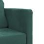 Sofá cama de suelo 2 en 1 terciopelo verde oscuro 122x204x55 cm de , Sofás - Ref: Foro24-353961, Precio: 258,40 €, Descuento: %