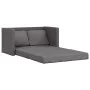 2 in 1 Boden Schlafsofa Kunstleder grau 112x174x55 cm von , Sofas - Ref: Foro24-353975, Preis: 208,07 €, Rabatt: %