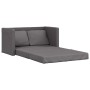 Sofá cama de suelo 2 en 1 cuero sintético gris 112x174x55 cm de , Sofás - Ref: Foro24-353975, Precio: 184,39 €, Descuento: %
