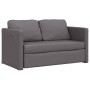 Sofá cama de suelo 2 en 1 cuero sintético gris 112x174x55 cm de , Sofás - Ref: Foro24-353975, Precio: 184,39 €, Descuento: %
