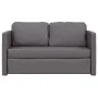 Sofá cama de suelo 2 en 1 cuero sintético gris 112x174x55 cm de , Sofás - Ref: Foro24-353975, Precio: 208,07 €, Descuento: %